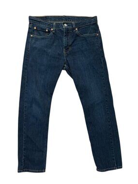 Levi's 502 Regular Taper Jeans Men's 32x30 Dark Wash Blue Denim 29507-0001